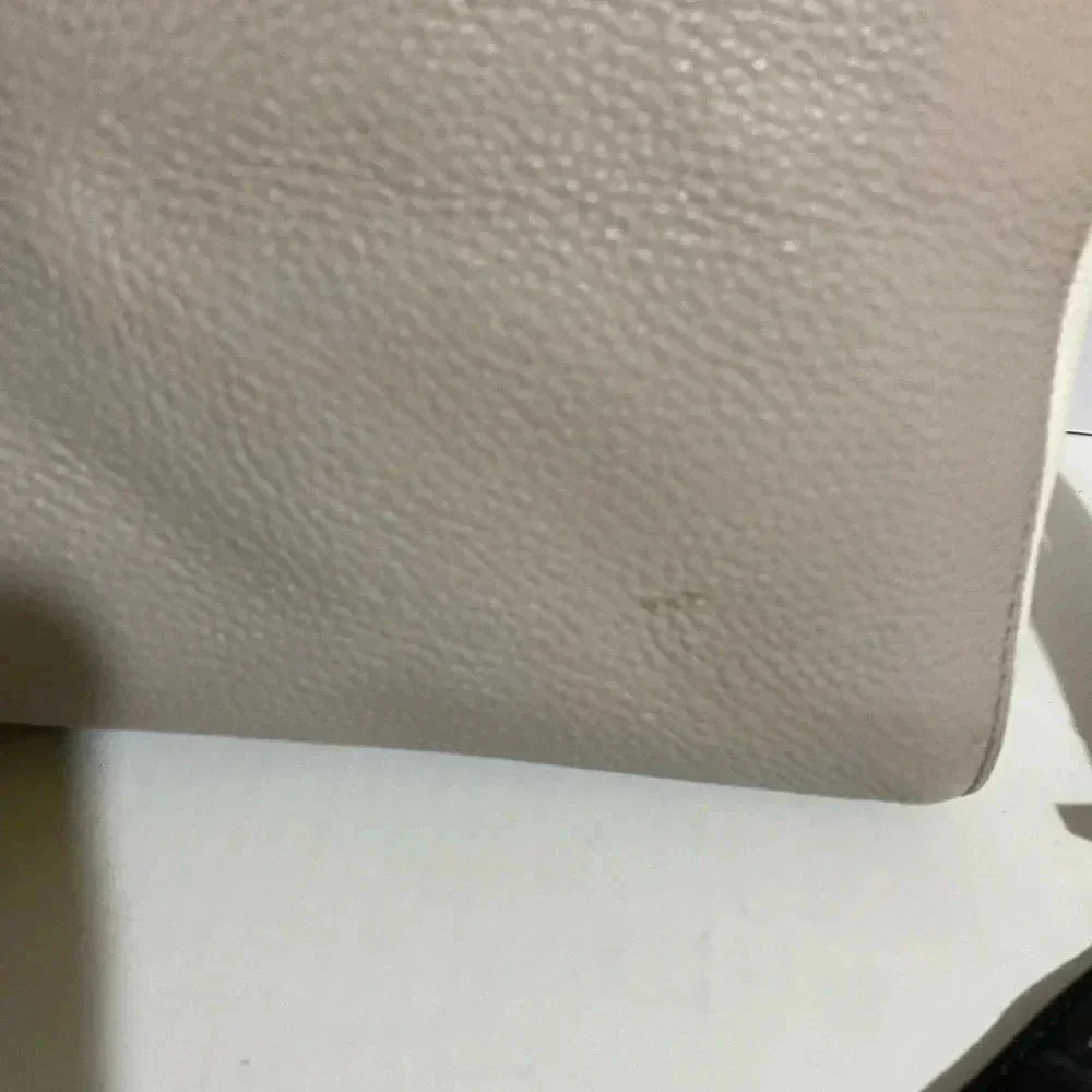 Kate spade grey white black leather satchel handbag